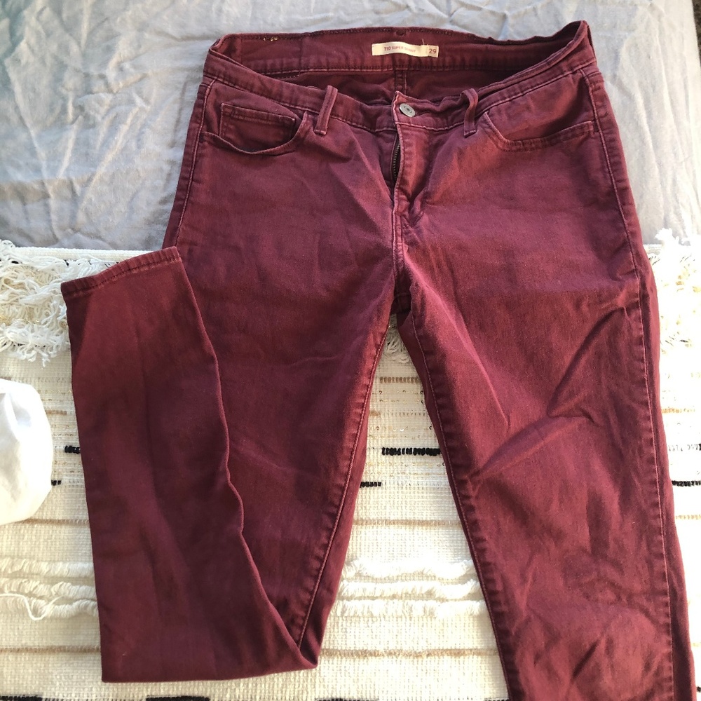 levi 710 super skinny jeans